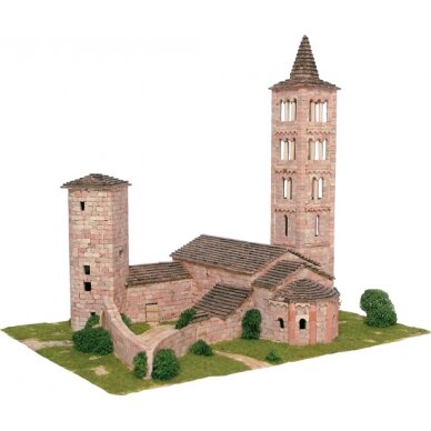 Mažų plytelių modeliavimo konstruktorius San Justo ir San Pastor de Son bažnyčia (Ispanija)