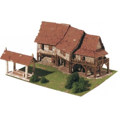 Mažų plytelių modeliavimo konstruktorius Užmiesčio namai