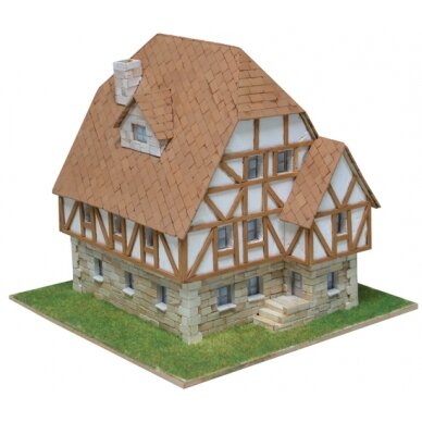 Mažų plytelių modeliavimo konstruktorius Vokiškas namas