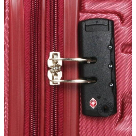 Mažas kelioninis lagaminas Airtex, 35 L, raudonas, 628/S 12