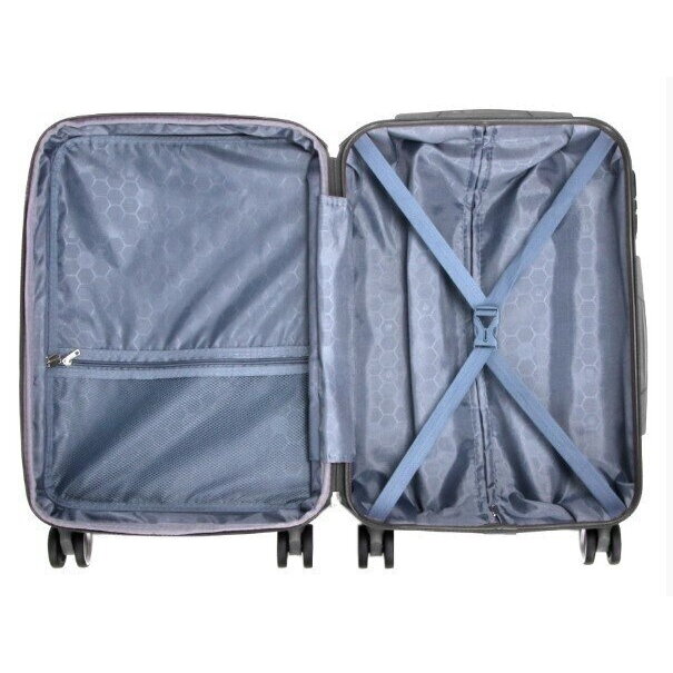 Mažas kelioninis lagaminas Airtex, 35 L, pilkas, 628/S 10 Mažas kelioninis lagaminas Airtex, 35 L, pilkas, 628/S 10