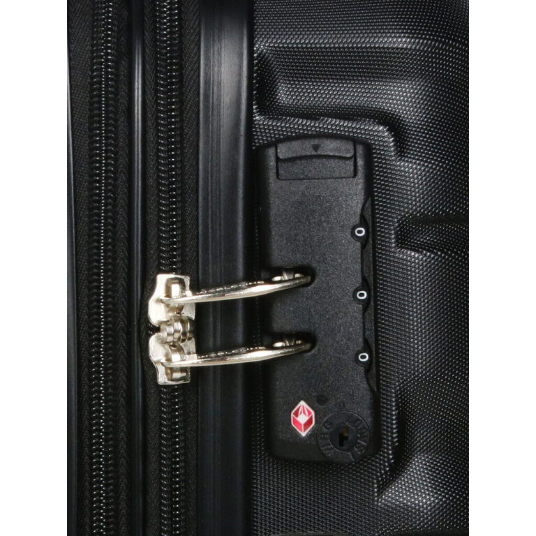 Mažas kelioninis lagaminas Airtex, 35 L, juodas, 628/S 12 Mažas kelioninis lagaminas Airtex, 35 L, juodas, 628/S 12