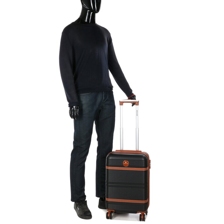 Mažas kelioninis lagaminas Airtex, juodas, 629/S 15