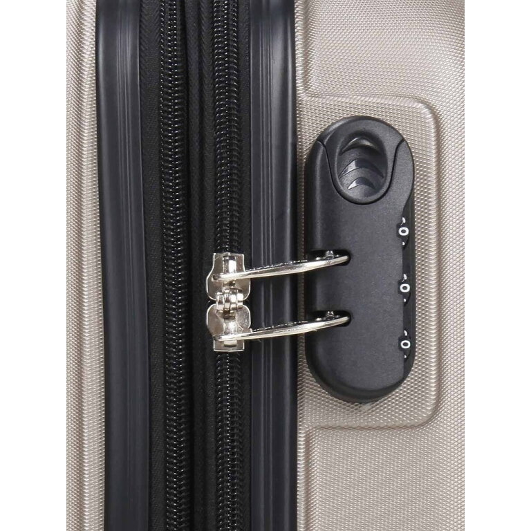 Mažas lagaminas Airtex 623, S, šampano spalvos 12