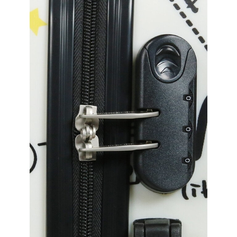 Mažas lagaminas Airtex Love 809/20, S, baltas/juodas 11 Mažas lagaminas Airtex Love 809/20, S, baltas/juodas 11