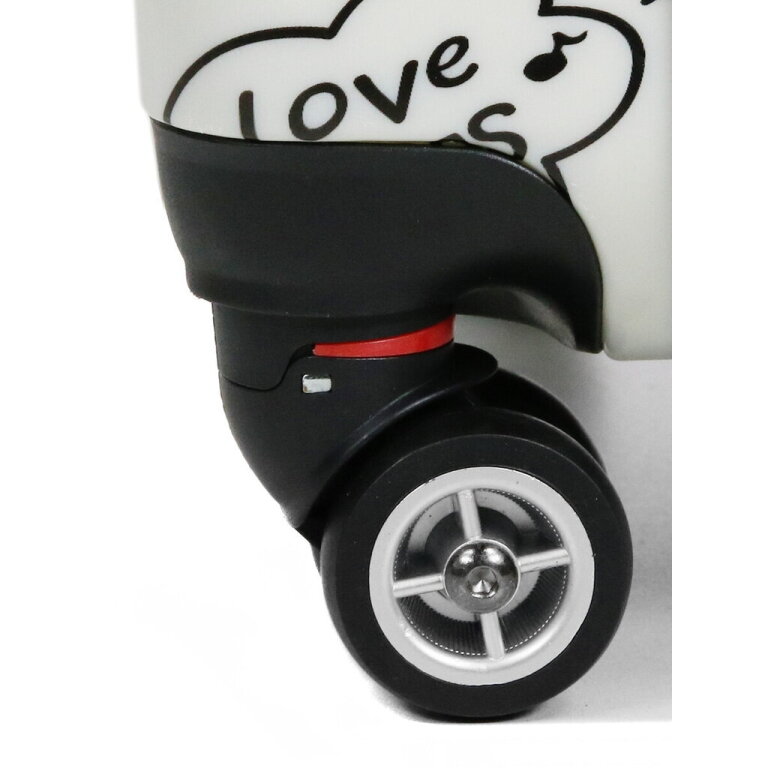 Mažas lagaminas Airtex Love 809/20, S, baltas/juodas 7 Mažas lagaminas Airtex Love 809/20, S, baltas/juodas 7
