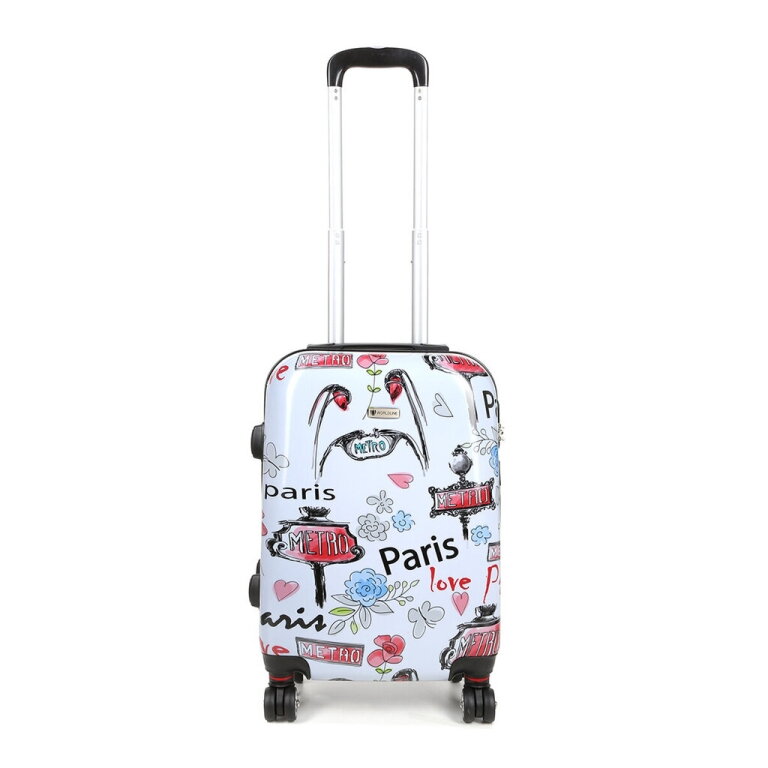 Mažas lagaminas Airtex Paris 809/20, S, baltas 1 Mažas lagaminas Airtex Paris 809/20, S, baltas 1