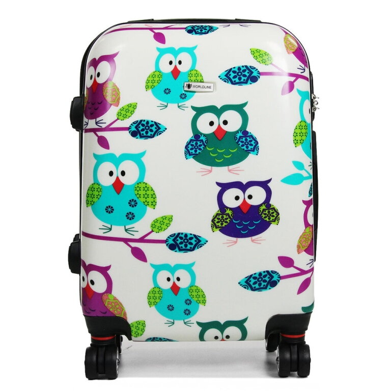 Mažas lagaminas Airtex White Hibou 809/20, S 2