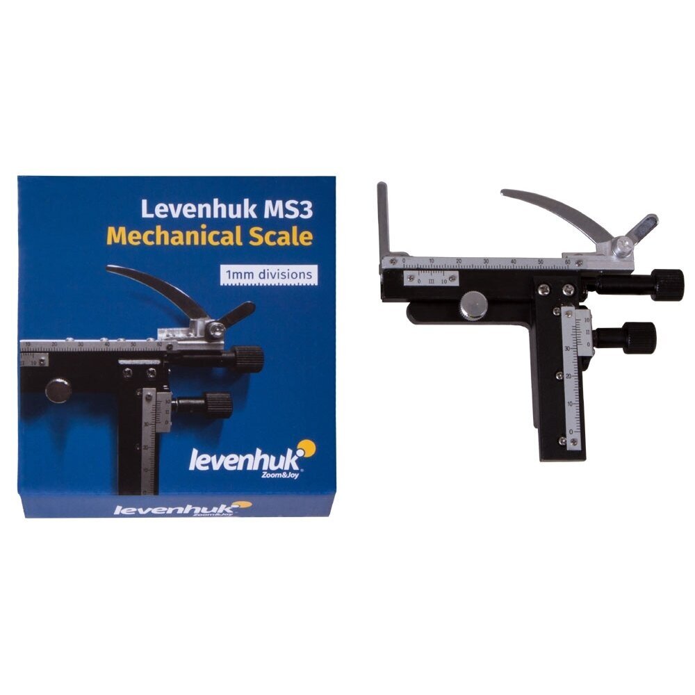 Mechaninė skalė mikroskopams Levenhuk MS3 1 Mechaninė skalė mikroskopams Levenhuk MS3 1