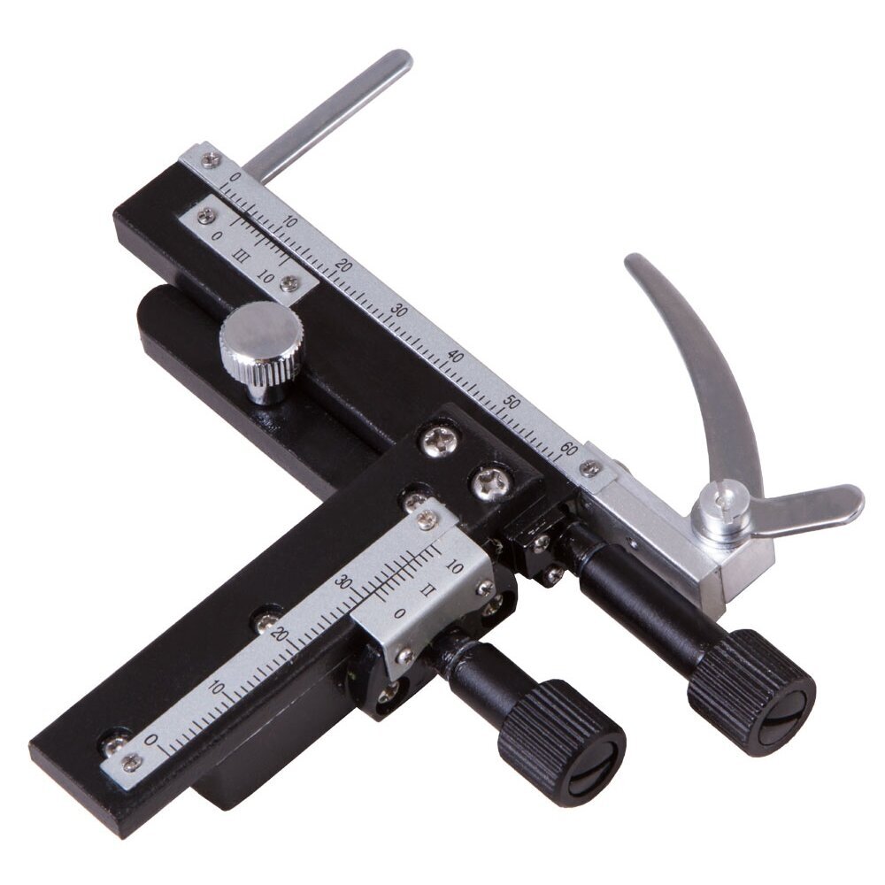 Mechaninė skalė mikroskopams Levenhuk MS3 Mechaninė skalė mikroskopams Levenhuk MS3