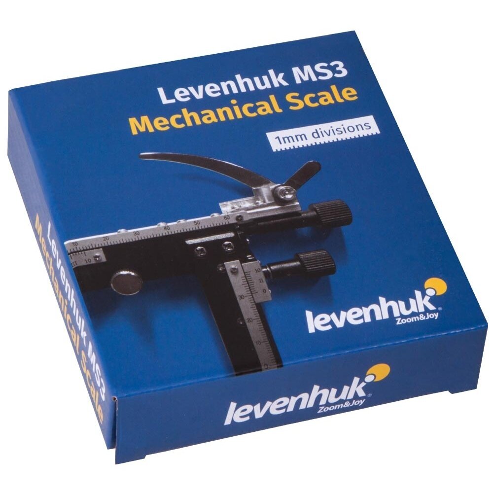 Mechaninė skalė mikroskopams Levenhuk MS3 6 Mechaninė skalė mikroskopams Levenhuk MS3 6