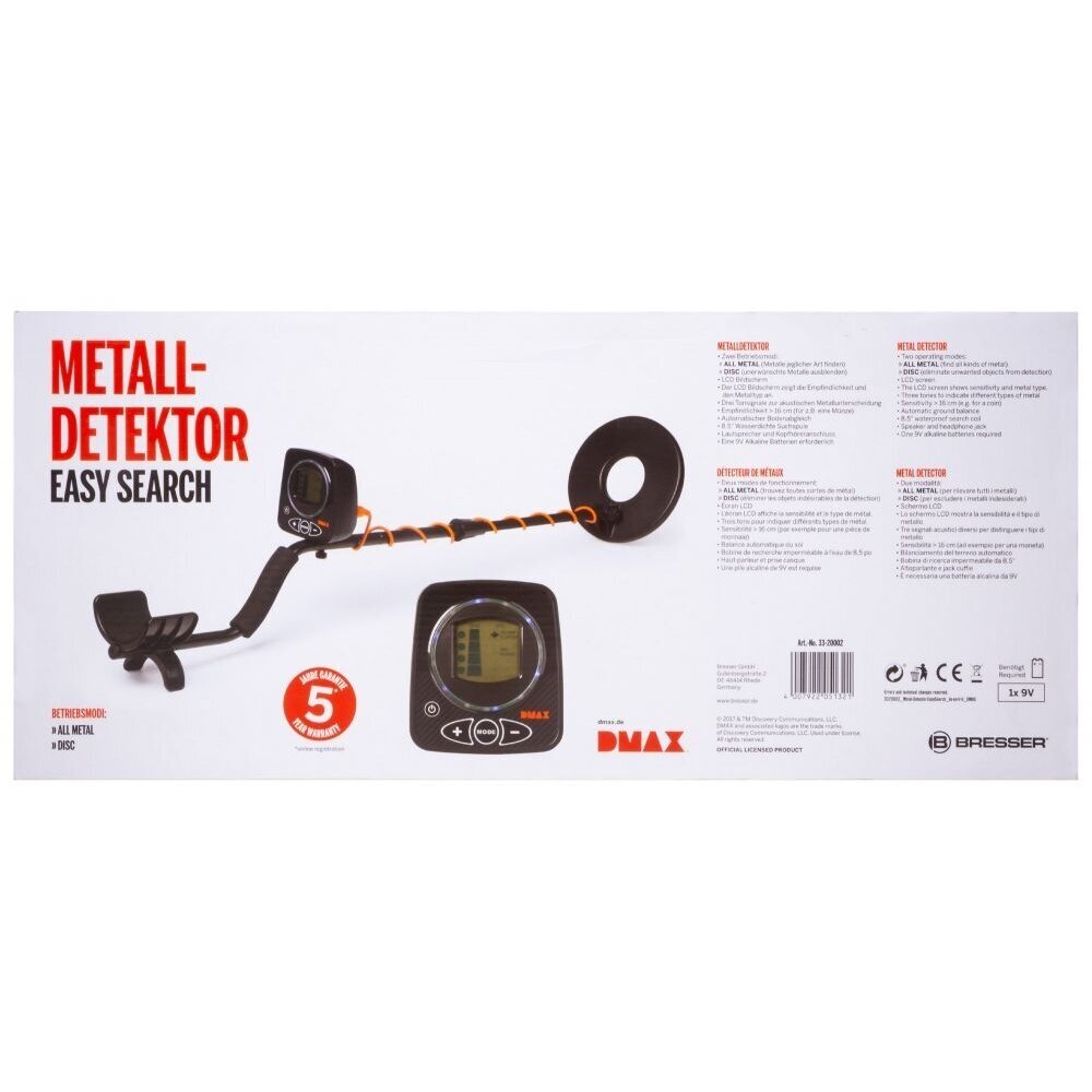 Metalo detektorius DMAX Easy Search 7