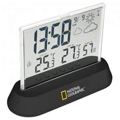 Meteorologinė stotelė Bresser National Geographic, permatoma Meteorologinė stotelė Bresser National Geographic, permatoma