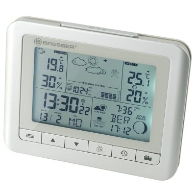 Meteorologinė stotelė Bresser TemeoTrend WF Weather Station, balta Meteorologinė stotelė Bresser TemeoTrend WF Weather Station, balta