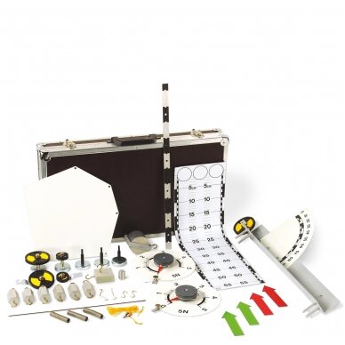 Mechanikos rinkinys demonstracijoms ant magnetinės lentos