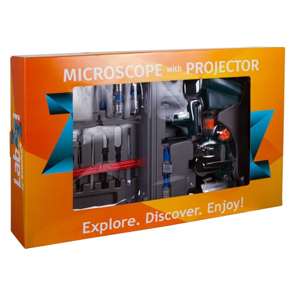 Mikroskopas Levenhuk LabZZ M3, su kameros adapteriu 1 Mikroskopas Levenhuk LabZZ M3, su kameros adapteriu 1
