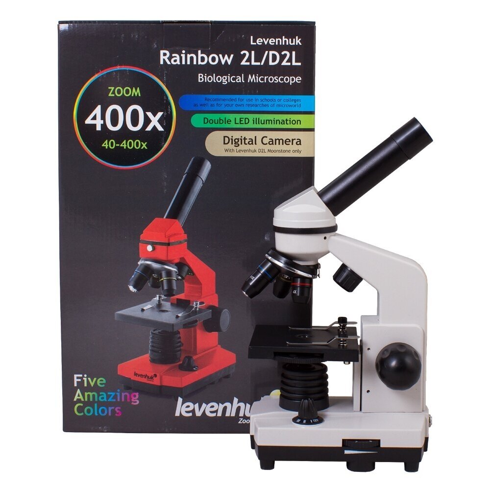 Mikroskopas Rainbow 2L, balta spalva 4 Mikroskopas Rainbow 2L, balta spalva 4