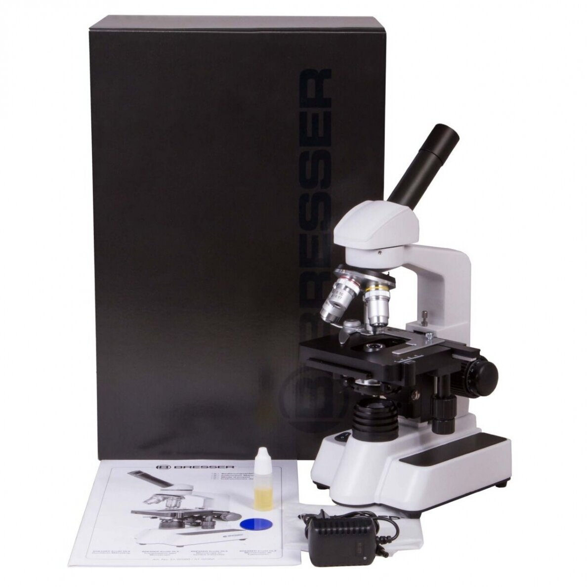 Mikroskopas Bresser Erudit DLX 40–1000x 1 Mikroskopas Bresser Erudit DLX 40–1000x 1