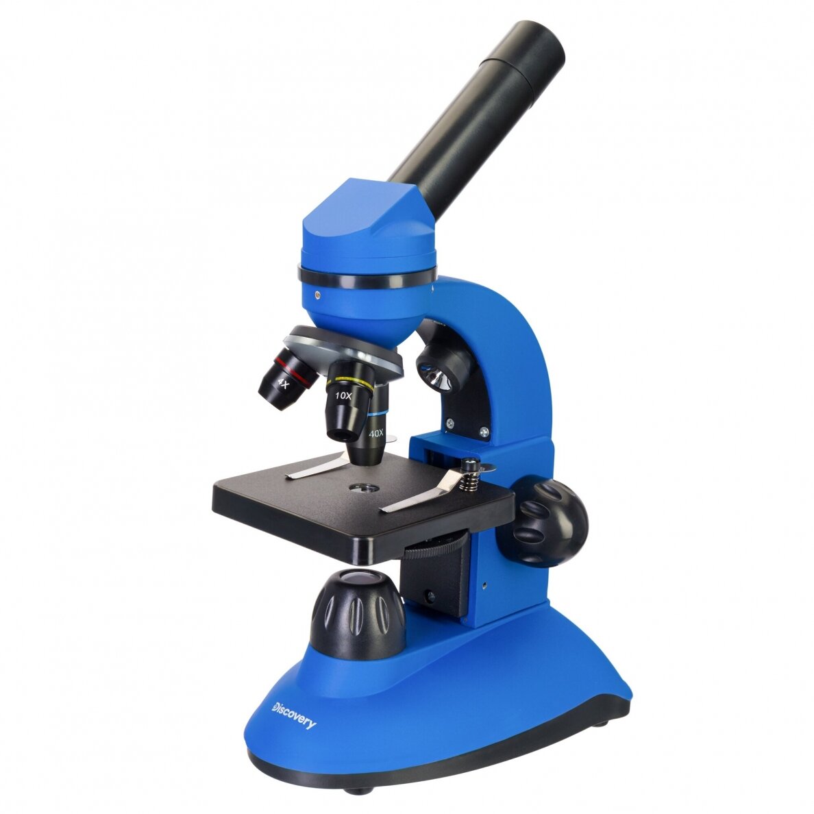 Mikroskopas Discovery Nano Gravity, su knyga