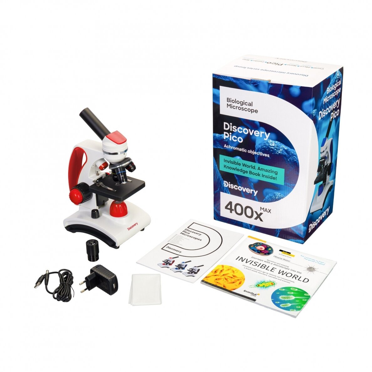 Mikroskopas Discovery Pico Terra, su knyga 2 Mikroskopas Discovery Pico Terra, su knyga 2