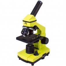 Mikroskopas Levenhuk Rainbow 2L PLUS, geltonas