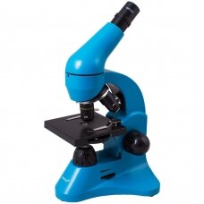 Mikroskopas Levenhuk Rainbow 50L Žydra spalva