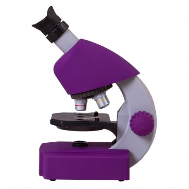 Mikroskopas Bresser Junior 40–640x, violetinis 2