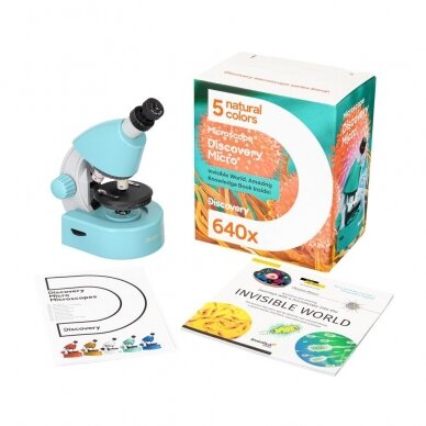 Mikroskopas Discovery Micro Marine, su knyga 1 Mikroskopas Discovery Micro Marine, su knyga 1