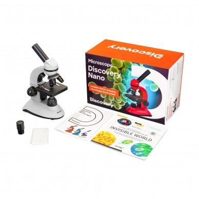 Mikroskopas Discovery Nano Polar, su knyga 2 Mikroskopas Discovery Nano Polar, su knyga 2