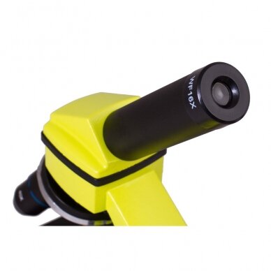 Mikroskopas Levenhuk Rainbow 2L PLUS, geltonas 4 Mikroskopas Levenhuk Rainbow 2L PLUS, geltonas 4