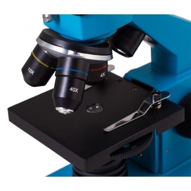 Mikroskopas Levenhuk Rainbow 2L PLUS, mėlynas 4