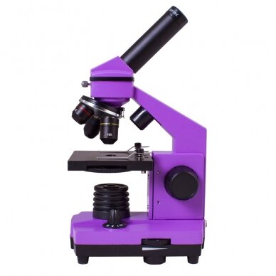 Mikroskopas Levenhuk Rainbow 2L PLUS, violetinis 3 Mikroskopas Levenhuk Rainbow 2L PLUS, violetinis 3