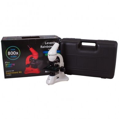 Mikroskopas Levenhuk Rainbow 50L balta spalva 4