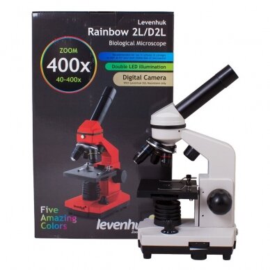 Mikroskopas Rainbow 2L, balta spalva 4