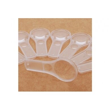 Mini lupa (45 mm) 3x , 6x - 10 vnt. Mini lupa (45 mm) 3x , 6x - 10 vnt.