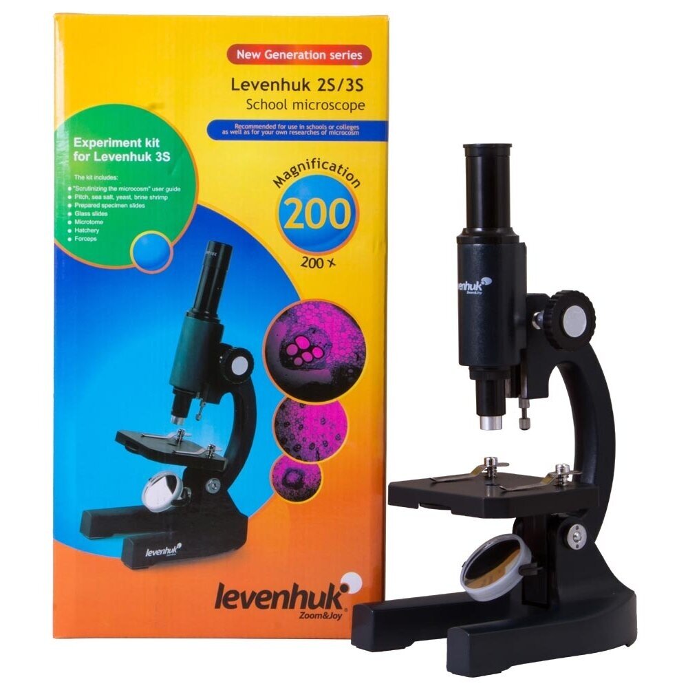 Monokulinis mikroskopas Levenhuk 2S NG 1 Monokulinis mikroskopas Levenhuk 2S NG 1