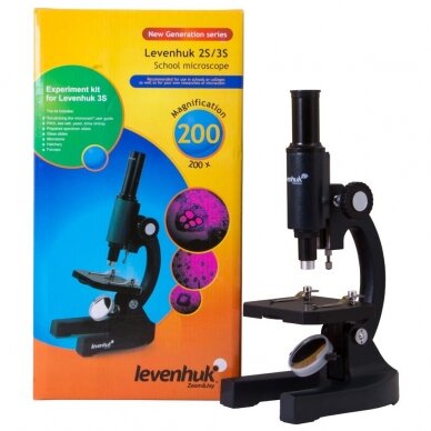 Monokulinis mikroskopas Levenhuk 2S NG 1 Monokulinis mikroskopas Levenhuk 2S NG 1