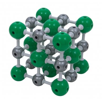 Natrio chlorido molekulinis modelis, molymod® (27 atomai)