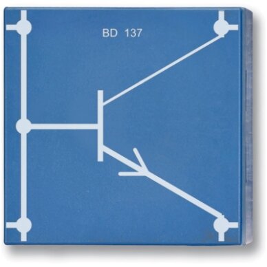 NPN tranzistorius, BD 137, P4W50 NPN tranzistorius, BD 137, P4W50