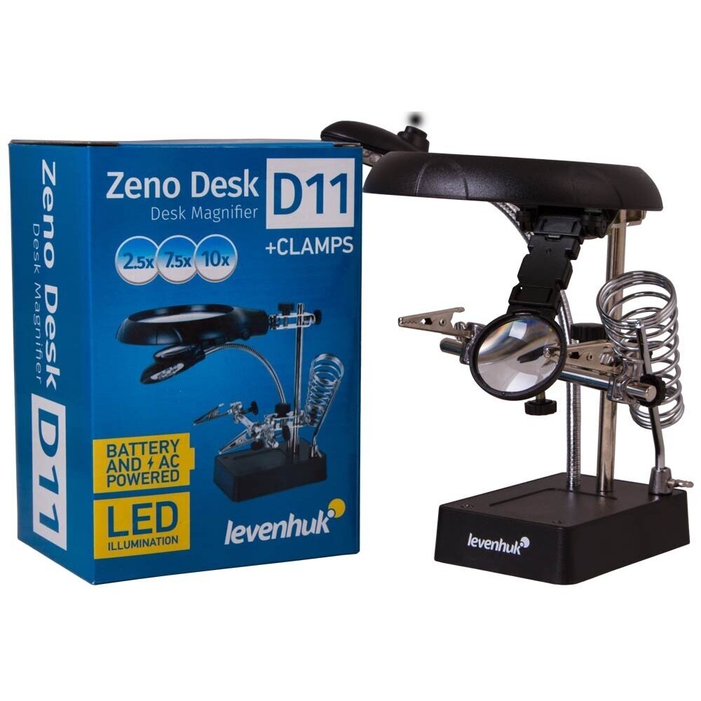Padidinimo stiklas Levenhuk Zeno Desk D11 4 Padidinimo stiklas Levenhuk Zeno Desk D11 4