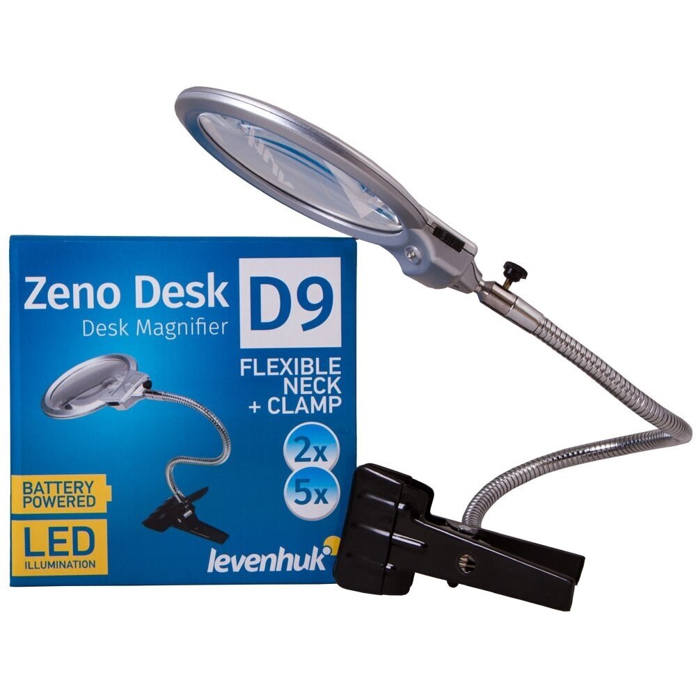 Padidinimo stiklas Levenhuk Zeno Desk D9 1 Padidinimo stiklas Levenhuk Zeno Desk D9 1