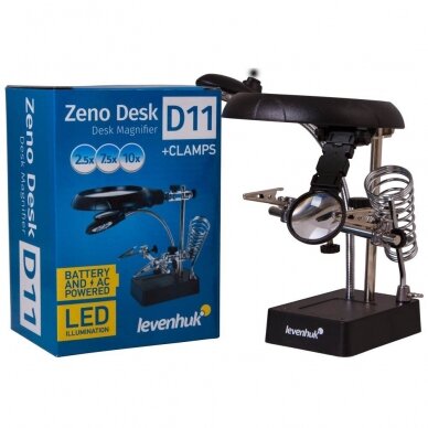 Padidinimo stiklas Levenhuk Zeno Desk D11 4 Padidinimo stiklas Levenhuk Zeno Desk D11 4