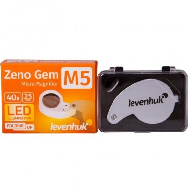 Padidinimo stiklas Levenhuk Zeno Gem M5 1 Padidinimo stiklas Levenhuk Zeno Gem M5 1