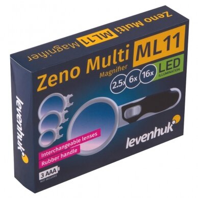 Padidinimo stiklas Levenhuk Zeno Multi ML11 8