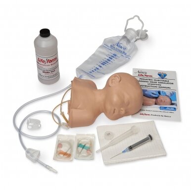 Pediatrinis galvos modelis injekcijoms Pediatrinis galvos modelis injekcijoms