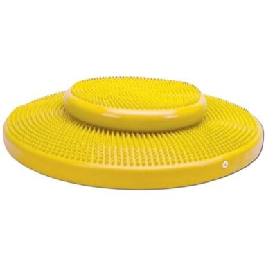 Pripučiamas balansinis diskas Cando®, geltonas, 60 cm skersmuo Pripučiamas balansinis diskas Cando®, geltonas, 60 cm skersmuo