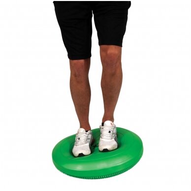Pripučiamas balansinis diskas Cando®, žalias, 35 cm skersmuo 1 Pripučiamas balansinis diskas Cando®, žalias, 35 cm skersmuo 1