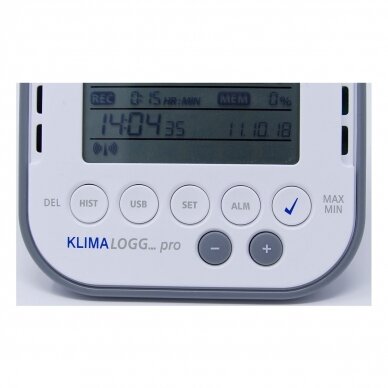 Profesionalus termo-higrometras su duomenų kaupimo funkcija KLIMALOGG PRO 30.3039.K 3