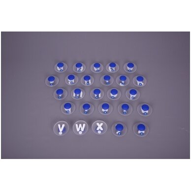 Raidžių štampai - 26 vnt. 1 Raidžių štampai - 26 vnt. 1