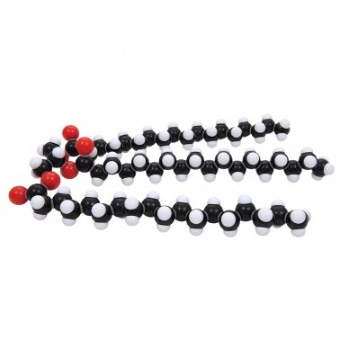 Riebalų (glicerilo tristearato) (C57H110O6) molekulinė struktūra, molymod® Riebalų (glicerilo tristearato) (C57H110O6) molekulinė struktūra, molymod®